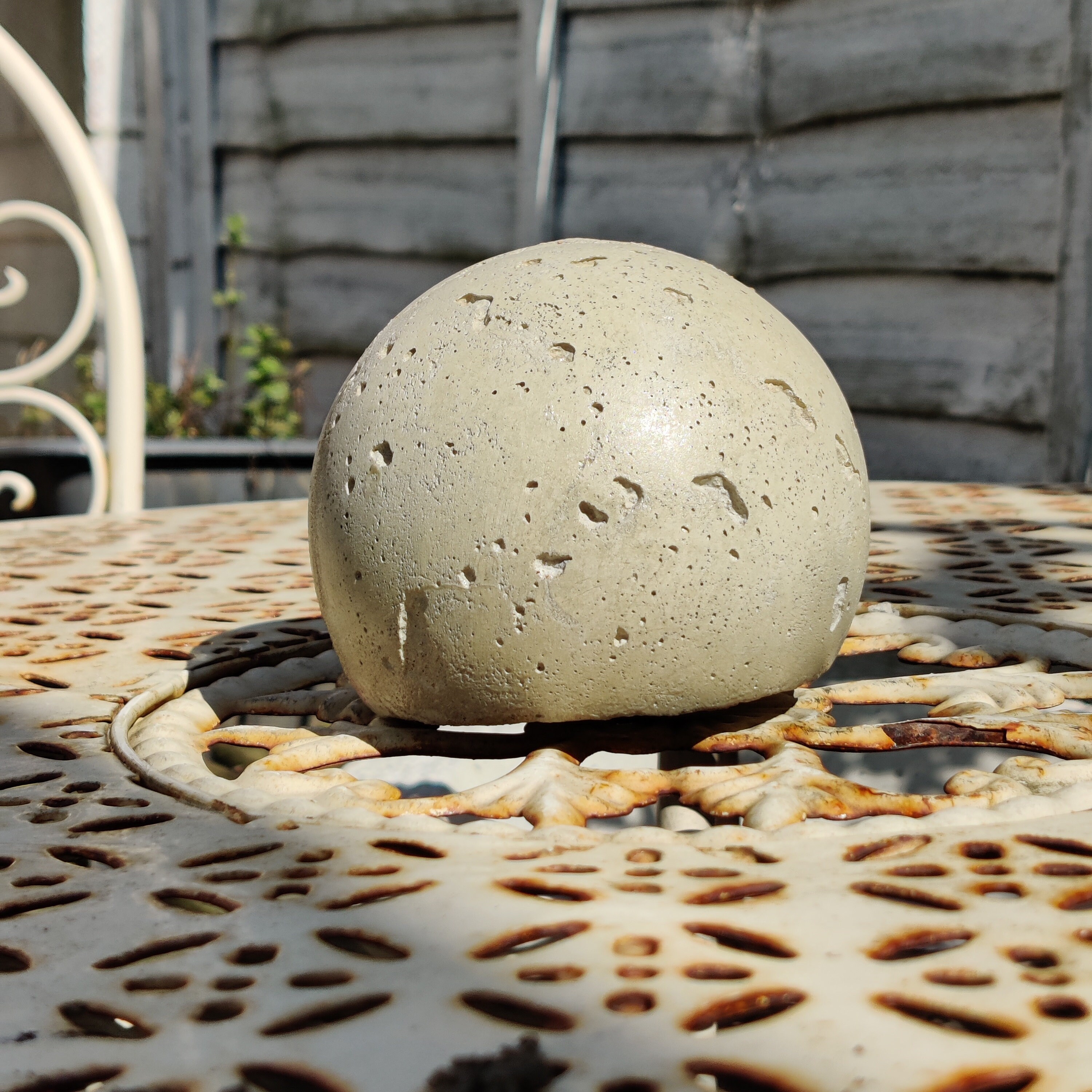 Concrete Cement Garden Sphere/Ball Medium. Sealed | Etsy