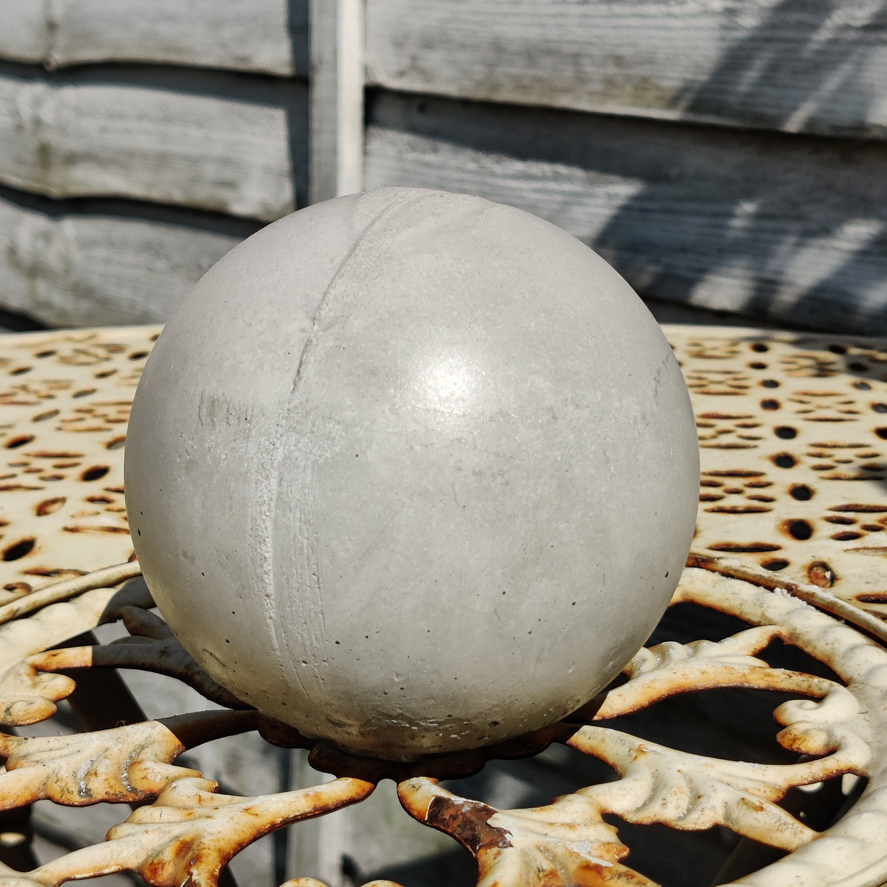 Concrete Cement Garden Sphere/Ball Large/Med 10cm. Sealed. Etsy