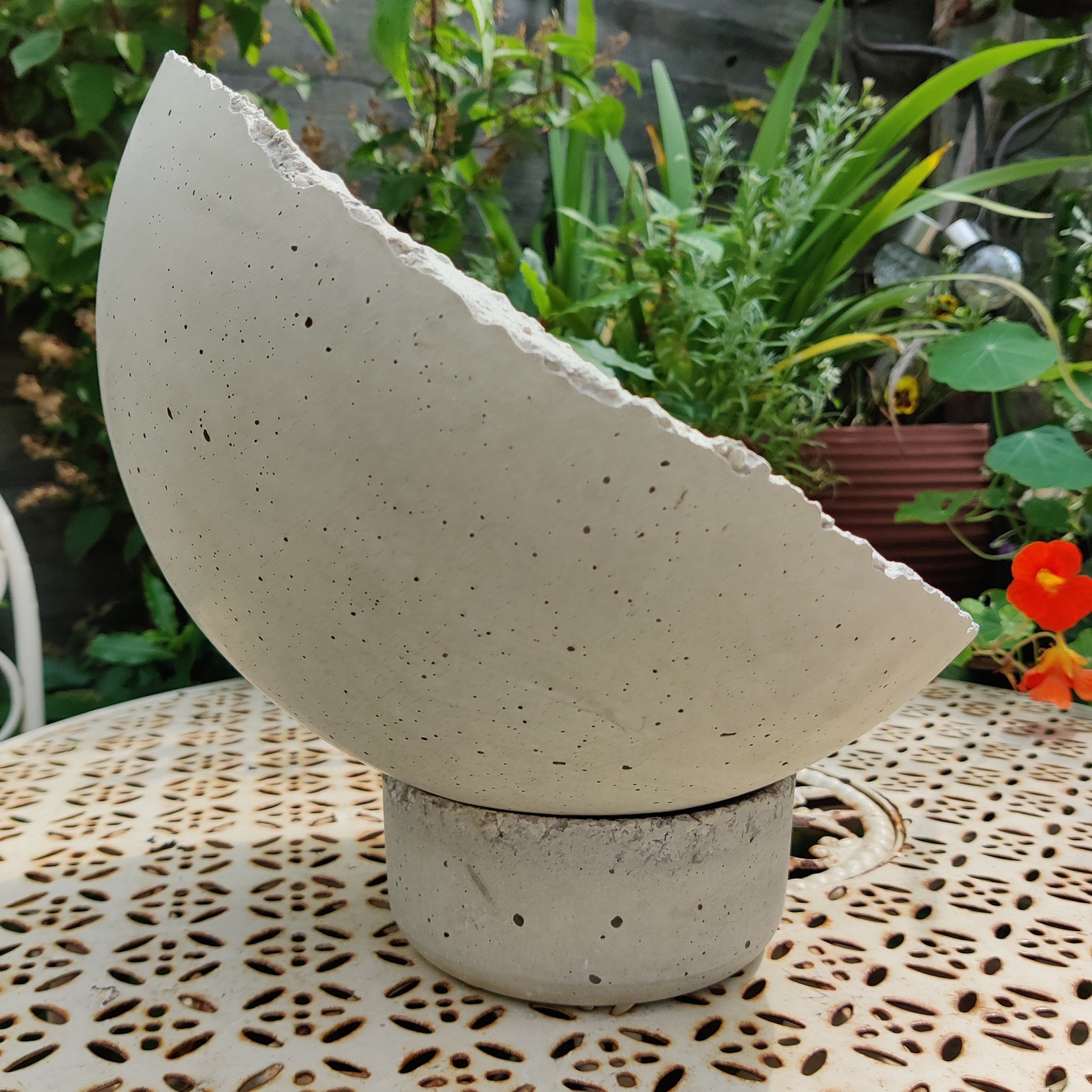 Handmade Extra Large Concrete Bowl. Cement Planter Bowl. Etsy UK
