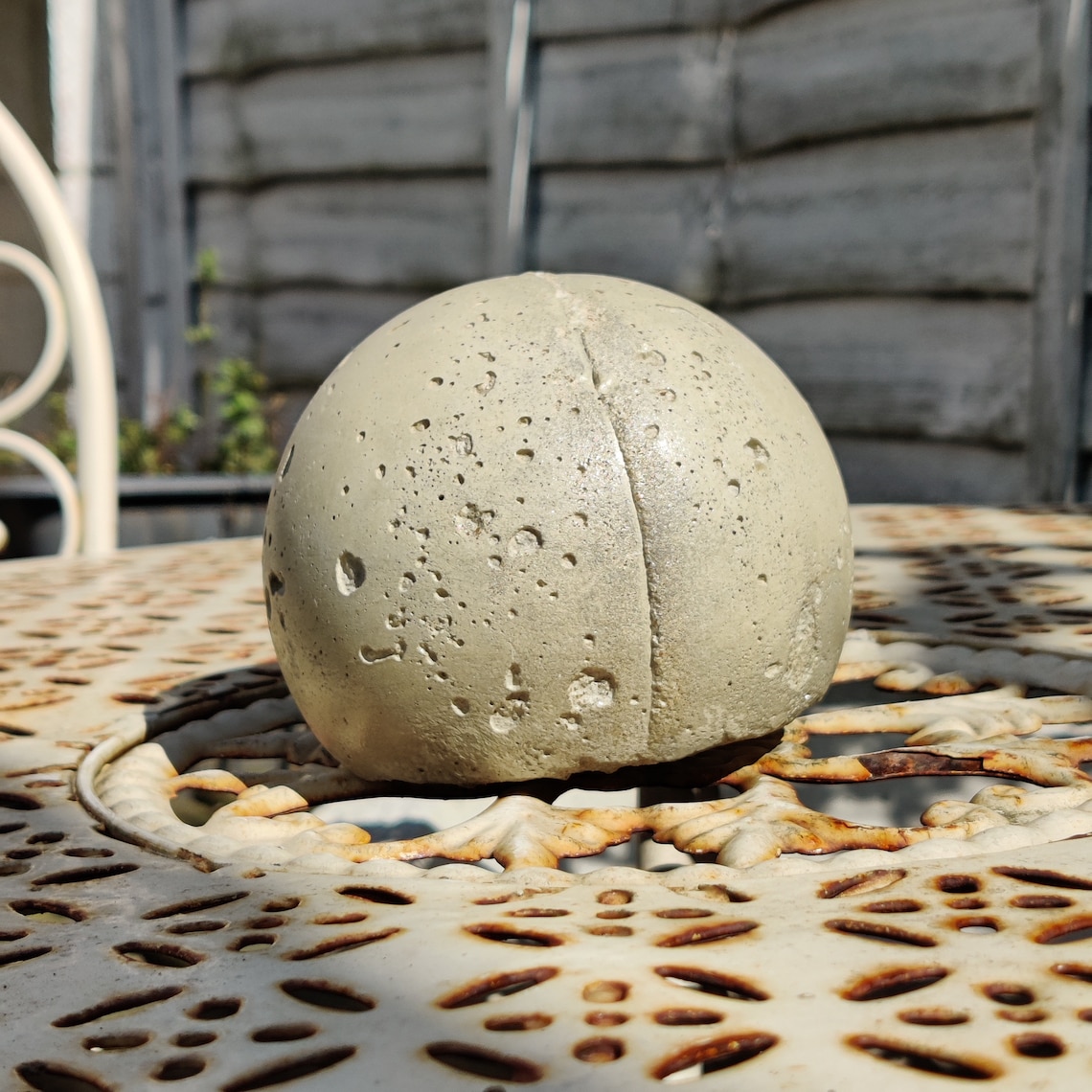 Concrete Cement Garden Sphere/Ball Medium. Sealed Etsy