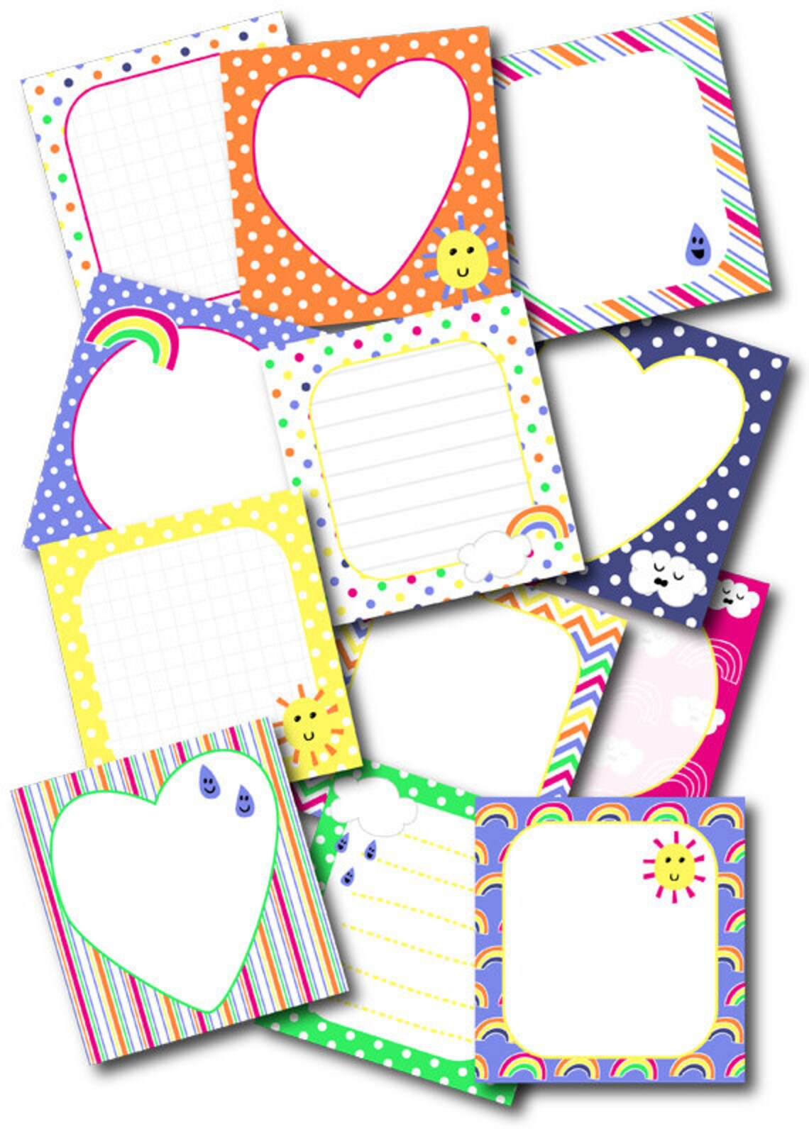 Cute Stationery Printable Stationery Digital Stationery | Etsy