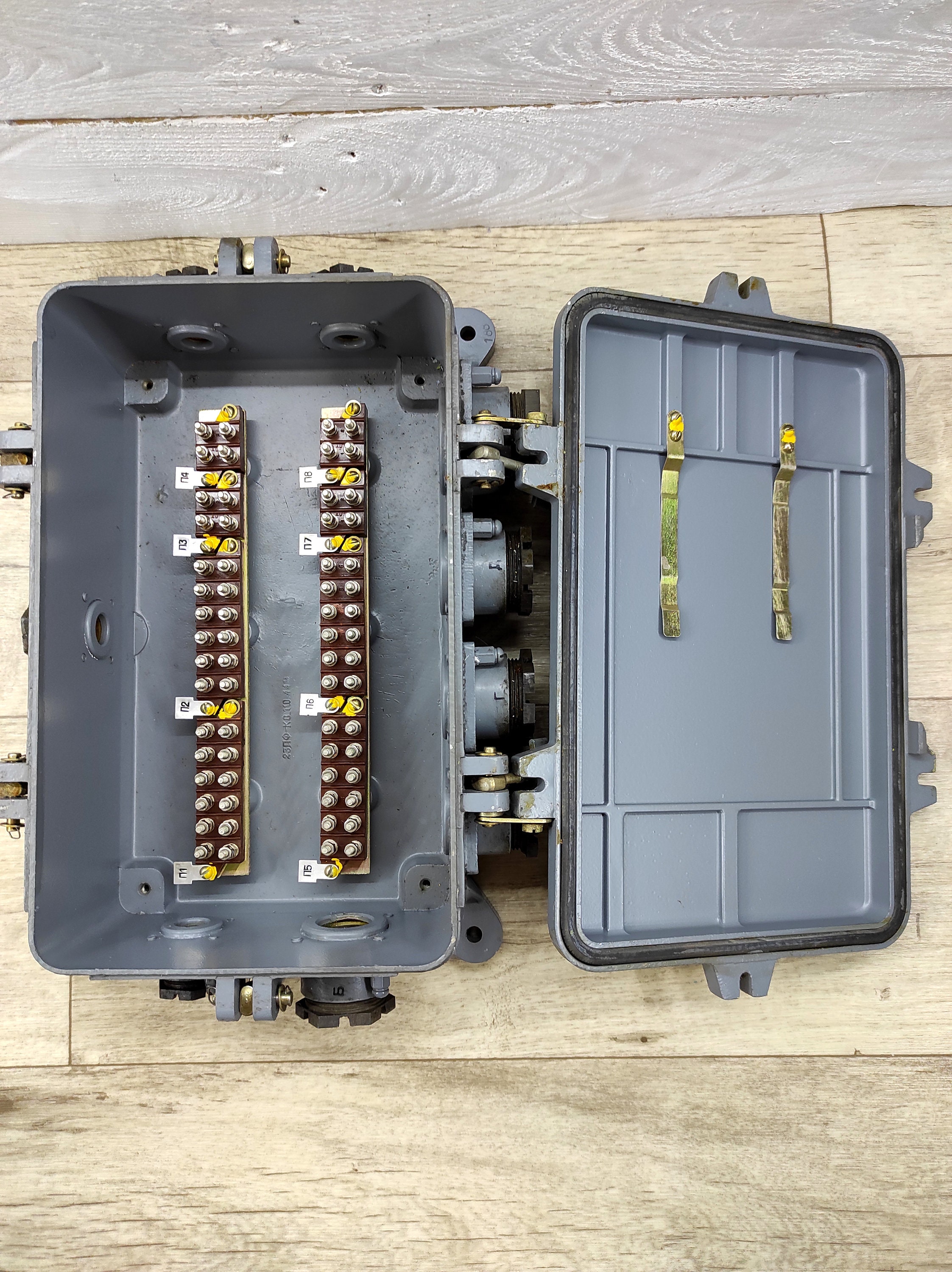 13 8 Industrial Electric Junction Box With 9 Etsy