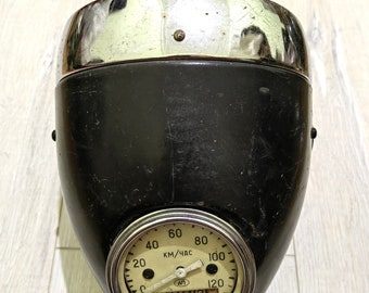 Vintage Motorcycle Headlight Metal Searchlight Motorbike Headlight Making Lamp for Renovation USSR Motorbike Lamp.#7