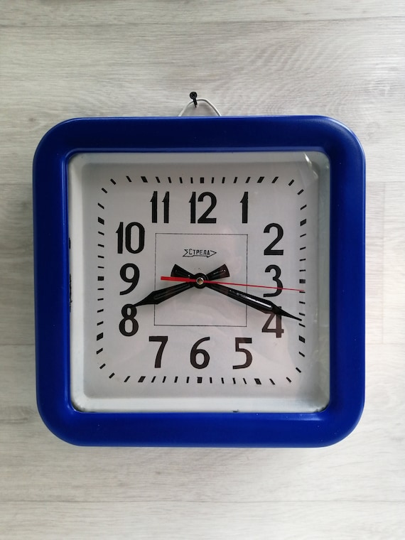 Reloj de pared de estacion de tren pequeno reloj de pared de fabrica Industrial de forma