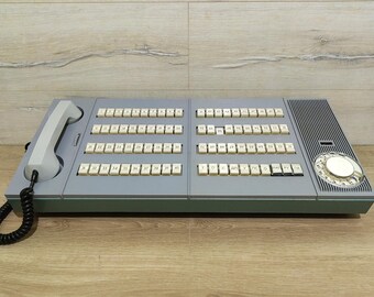 Vintage USSR Telephone Сommutator for Intercom Soviet Command Post Telephone CRISTAL for Movie Props Historical Reconstruction 1980s.