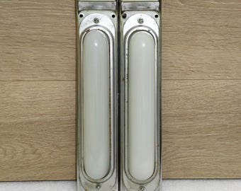Retro Auto Interior Reading Lamp Vintage Car Interior Lighting Roof Ceiling Reading Soviet Era Vintage Volga Gaz Lamp Made 1980s 2 pcs.# 4
