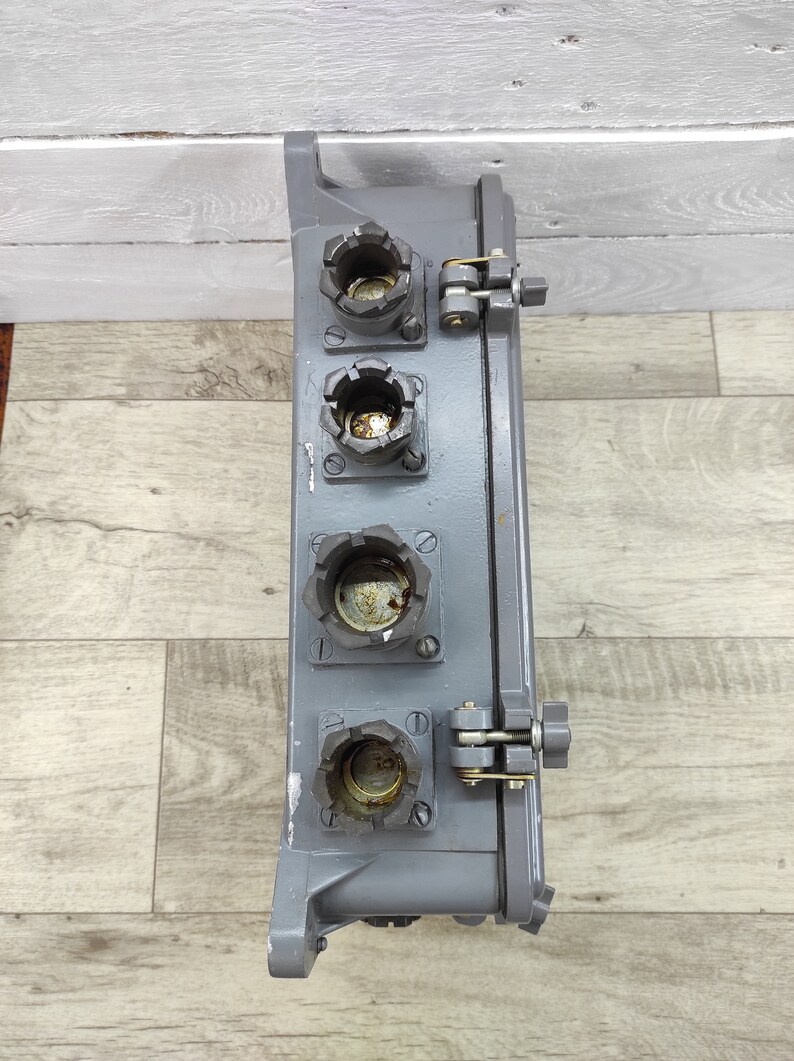 15 8 Vintage Industrial Electric Junction Box Etsy