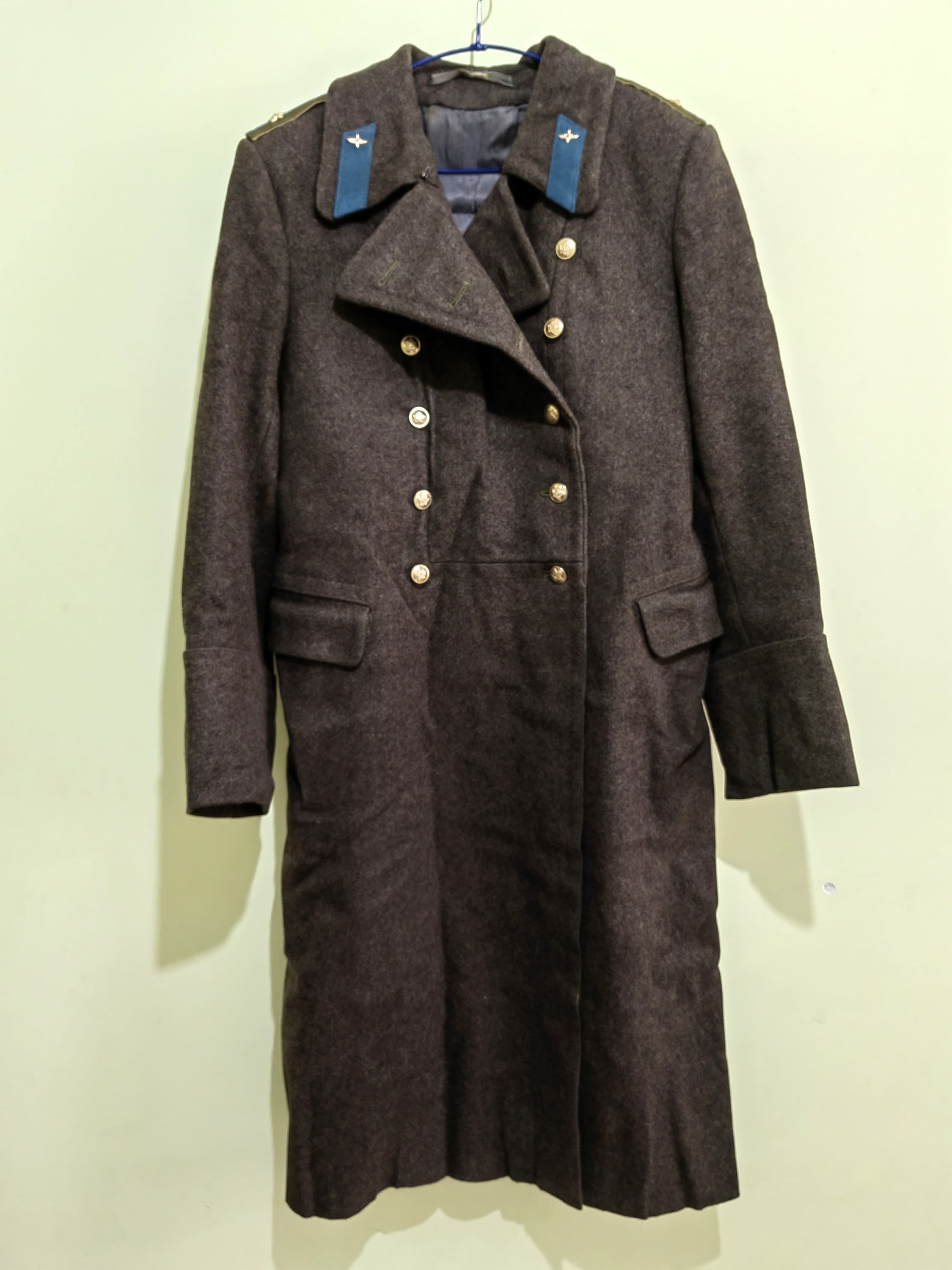 【サト】Germany Longcoat Vintage Original German WWII NSKK Motorcycle Leather Greatcoat