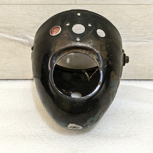 Vintage Motorcycle Headlight Body Metal Searchlight Motorbike Headlight Housing Making Steampunk Lamp USSR Motorbike Lamp Renovation.# 16