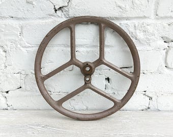 12" Antique Singer Treadle Sewing machine Belt Guide Wheel #2