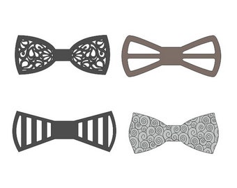 bow tie cutters etsy