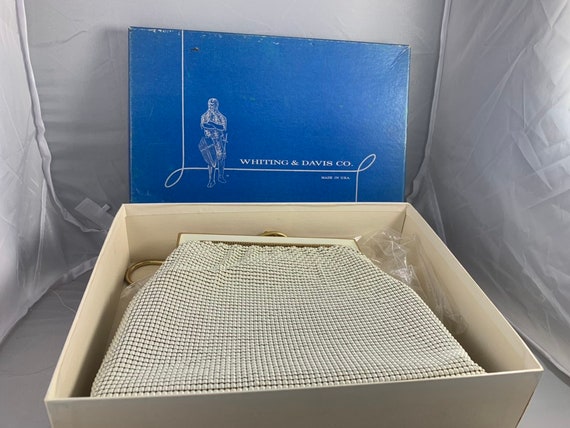 Vintage Whiting & Davis handbag in original box