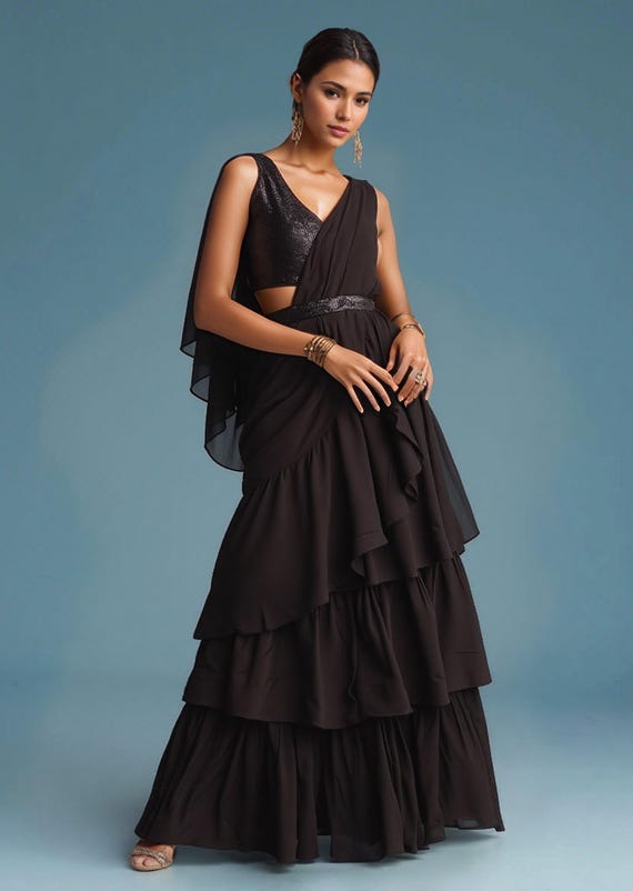 navy blue dress teenager Sofia French Chiffon Navy Blue Girls Dress – A Little Lacey
