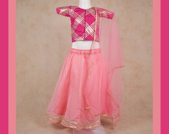 Made to order Kids Lehenga Choli | Gota Patti Indian Dress, Party Wear