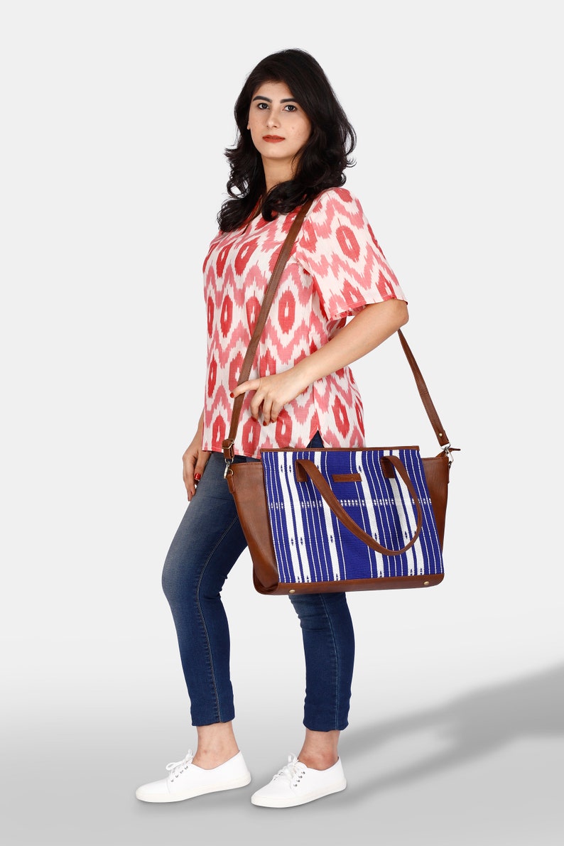weekender travel bag custom fabric handbags boho crossbody bag Vegan leather bag large tote bag
