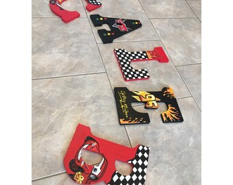 disney cars letters etsy