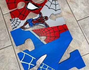 Handpainted Spiderman Letters (PER LETTER)