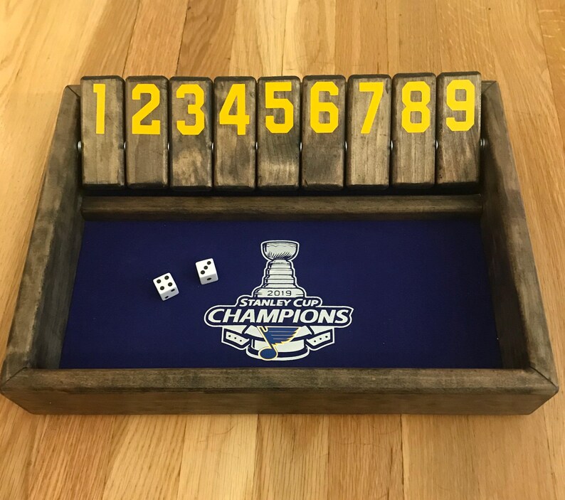 Shut the Box Custom Dice Game | Etsy