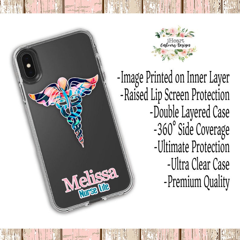 8 Plus Xs MAX Aristo 3 XR 11 Pro Max Galaxy A20 A30 LG Stylo 5 iPhone 8 X 11 Pro 11 Heavy Duty Nurse Gift Clear Protective Hybrid