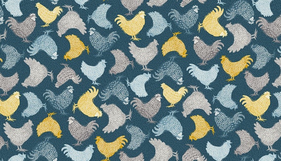 Half or Whole Metre Makower ‘Grove’ Collection 100/% Cotton Fat Quarter