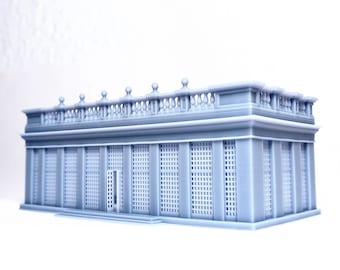 N scale Orangery building - 1:160 Resin Model for diorama - Building#15
