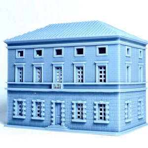 N scale French Country house - 1:160 for dioramas - Building#1