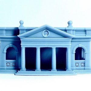 Classic garden building - N scale 1:160 for diorama modeling kit - Building#13