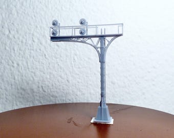 N scale Railway Cantilever Signal Bridge - 1:160 Resin Model for Diorama - Building#37E