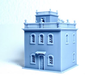 N Scale Spanish Farmhouse – Resin Diorama Model (1:160) - Building#3