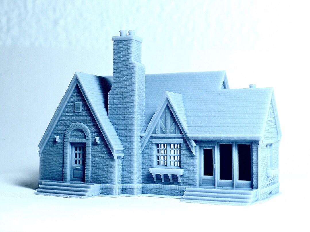 N Scale Brick Cottage 1160 for Diorama Modeling Kit Building30b Etsy