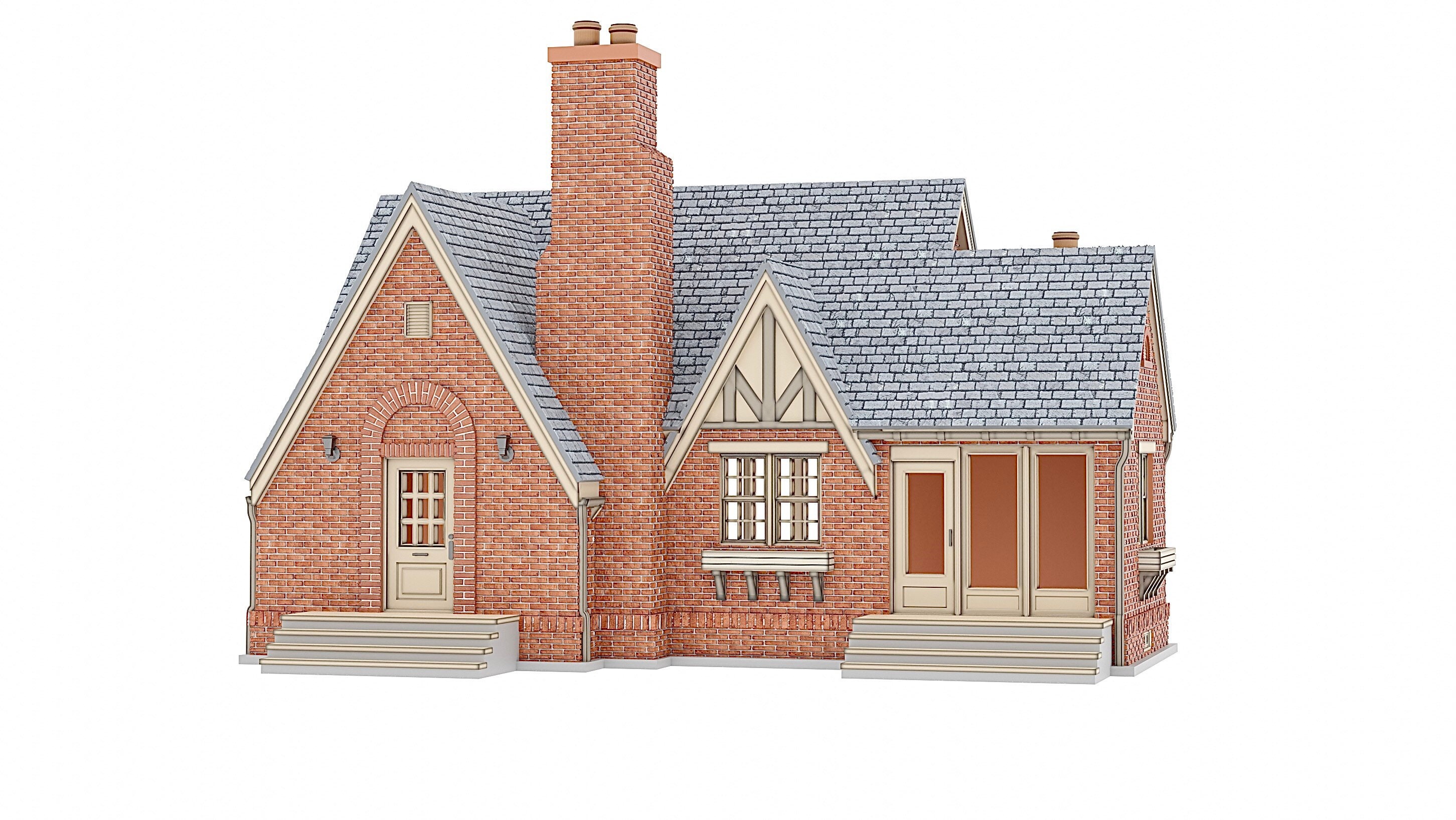 N Scale Brick Cottage 1160 for Diorama Modeling Kit Building30b Etsy