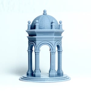 Edificio Classic Pavilion a escala N - 1:160 para kit de modelado Diorama - Edificio #6B