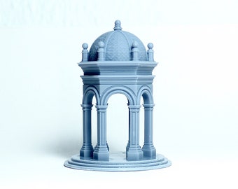 Edificio Classic Pavilion a escala N - 1:160 para kit de modelado Diorama - Edificio #6B