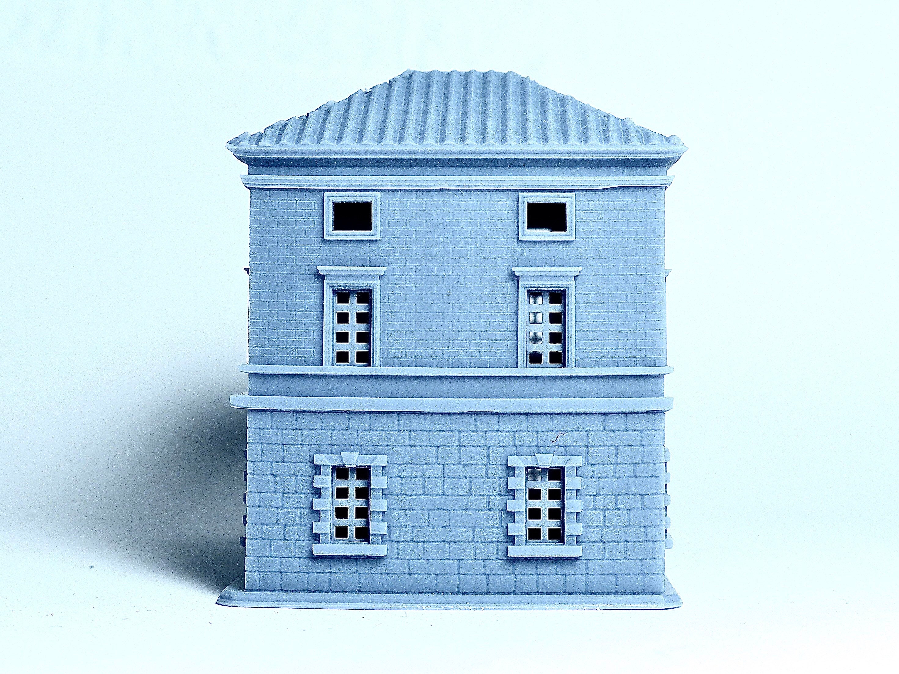 Resin Building N Scale Model Building Kit for Dioramas Etsy