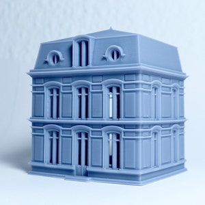 N scale Classic French House - 1:160 for Diorama modeling  - Building#8