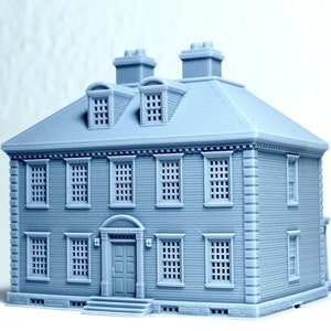 N scale Colonial Style house - 1:160 for Diorama modeling kit - Building#31C