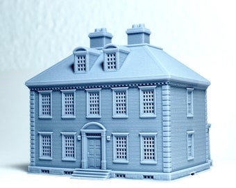 N scale Colonial Style house - 1:160 for Diorama modeling kit - Building#31C