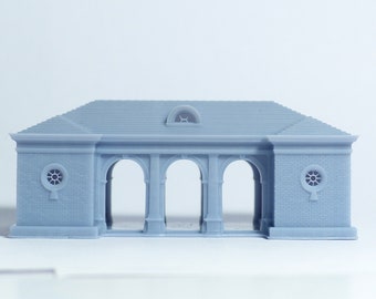 N scale Pavillon house - 1:160 for Diorama Modeling kit - Building#9