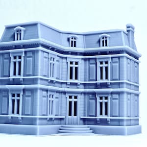 N scale Traditional French big house - 1:160 for Diorama modeling kit - Building#18
