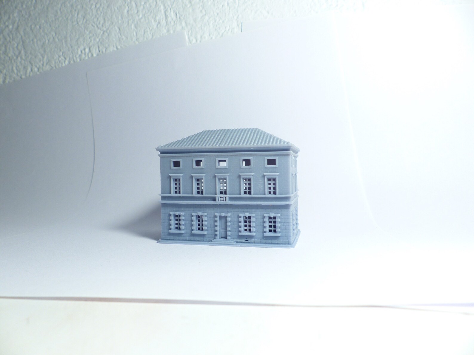 Resin Building N Scale Model Building Kit for Dioramas Etsy