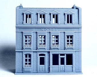 N scale Hotel Restaurant - 1/160 for Diorama modeling kit - Building#25B