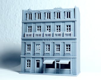 N scale French Hotel - 1:160 for Diorama modeling kit - Building#25D