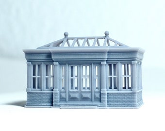 N scale British Orangerie - 1:160 for Diorama modeling kit - Building#15B