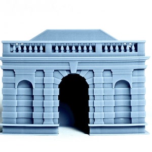HO scale French style Pavilion building - 1:87 for Diorama modeling kit - Building#2