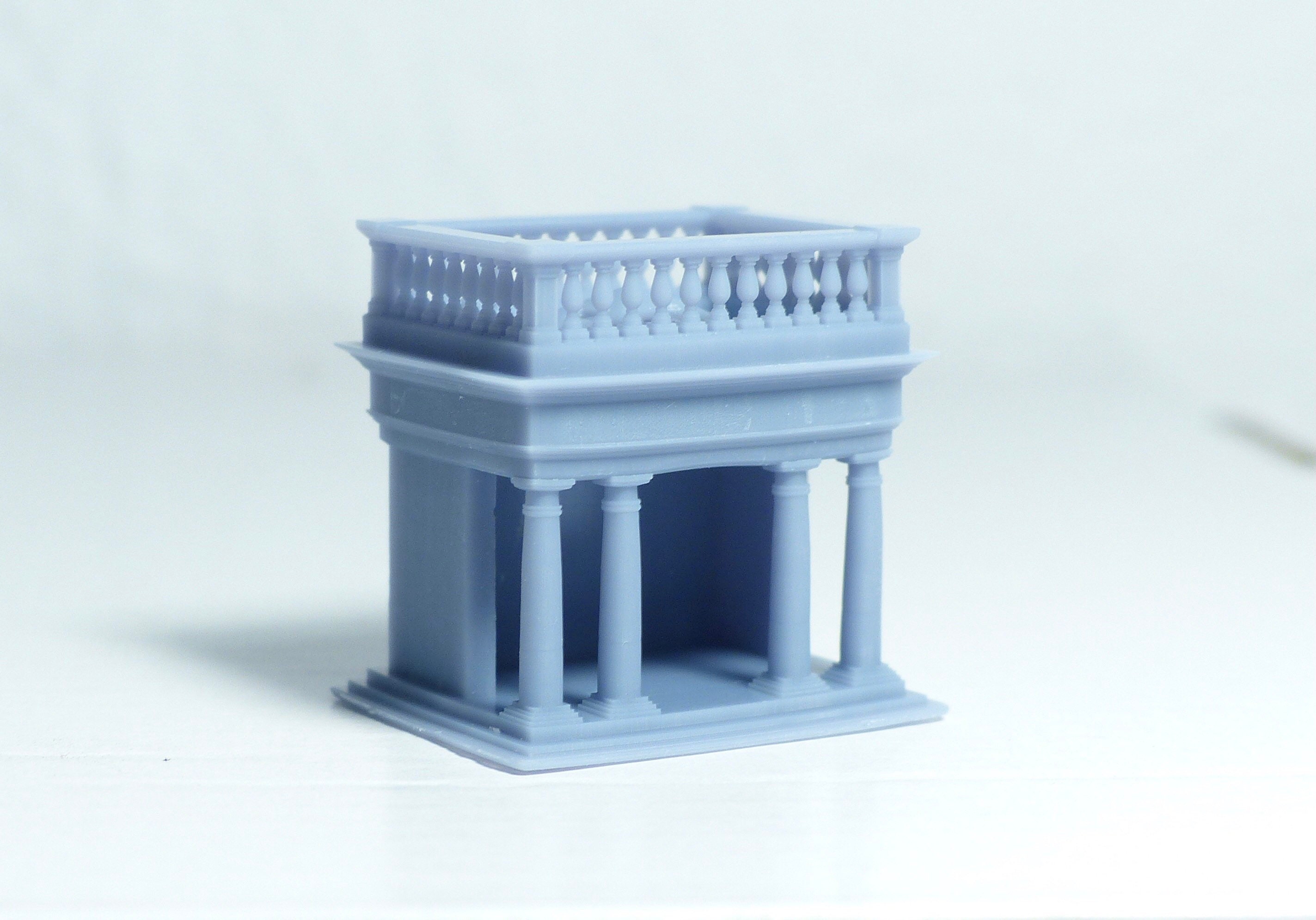 Decorative Resin Park Building N Scale 1160 for Diorama Modeling Kit