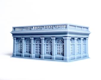 N Scale Building Classic Meeting Room - 1/160 for Model railway dioramas - Building#12