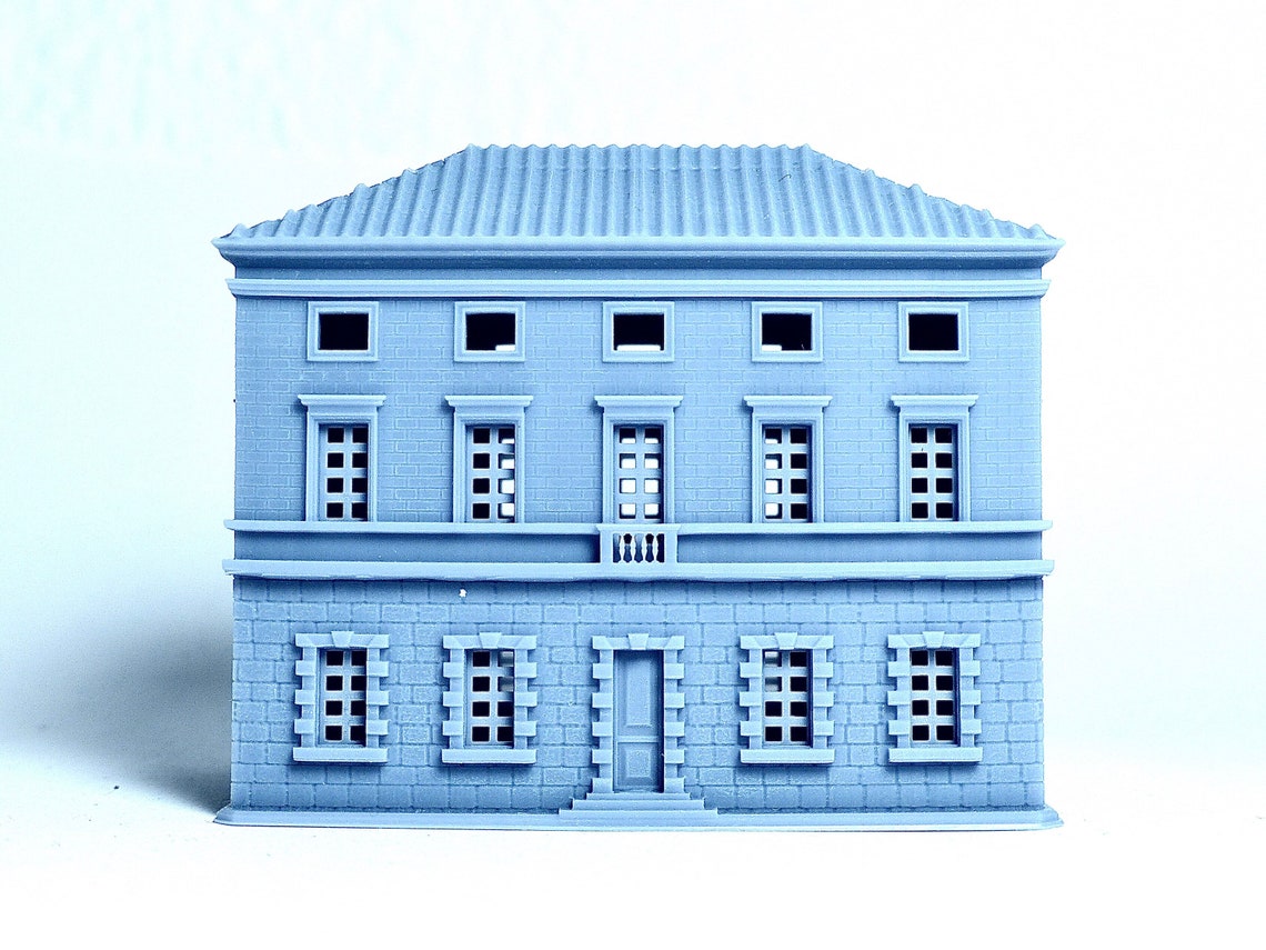 Resin Building N Scale Model Building Kit for Dioramas Etsy