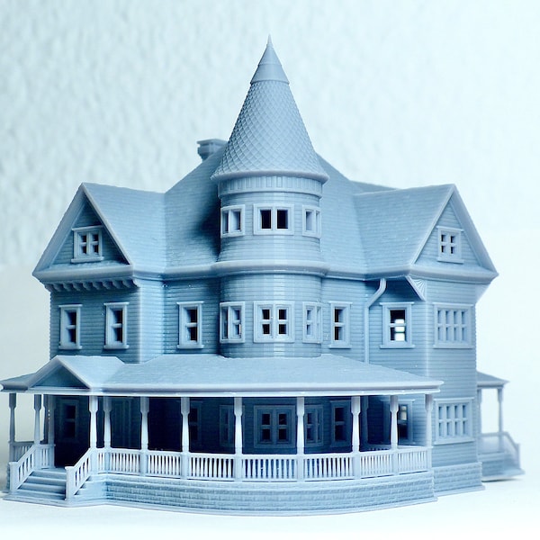 Queen Anne Victorian Dollhouse Kit Etsy