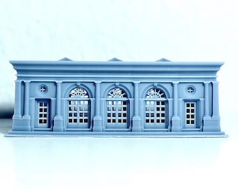 N scale Classic pavilion house -  1:160 Resin Model for Diorama - Building#16