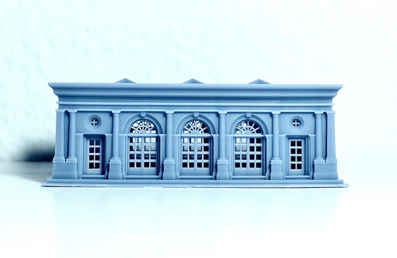 N scale Classic pavilion house -  1:160 Resin Model for Diorama - Building#16